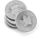 1 Unze Silbermünze Maple Leaf Incuse 2018