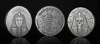 2 Unzen Silbermünze Republic of Tschad Ramses II nach dem Leben 2017