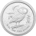 1/4 Unze Silbermünze Niue Eule von Athen