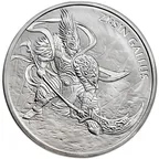 1 Unze Silbermünze Südkorea Gallus 2017