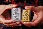 1 Unze Goldmünze Perth Mint - Rectangular Dragon 2018