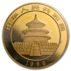 1/20 Unze Goldmünze China Panda 1996