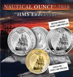 1 Unze Silbermünze Ruanda Nautical Serie - HMS Endeavour 2018