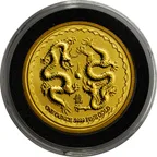 1 Unze Goldmünze Niue Double Dragon 2018