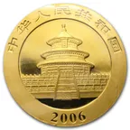 1/10 Unze Goldmünze China Panda 2006