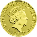 1 Unze Goldmünze Lunar UK Ratte 2020