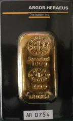 100 Gramm Goldbarren Argor Heraeus Gussbarren