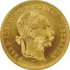 1 Dukat Goldmünze Österreich prägefrisch