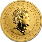 1 Unze Goldmünze Australien Schwan 2019