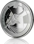 1 Unze Silbermünze Kamerun Gepard 2019