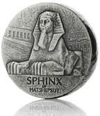 5 Unzen Silbermünze Republic of Tschad Sphinx of Hatshepsut 2019