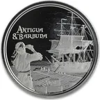 1 Unze Silbermünze EC8 Antigua & Barbuda - Rum Runner 2019