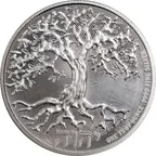 1 Unze Silbermünze Niue Tree of Life 2019