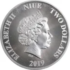 1 Unze Silbermünze Niue Tree of Life 2019