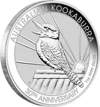 1 Unze Silbermünze Australien Kookaburra 2020