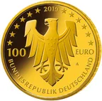 1/2 Unze Goldmünze - 100 Euro Dom zu Speyer 2019 (F)
