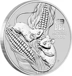 1 Unze Silbermünze Australien Lunar III Maus 2020