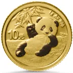 1 Gramm Goldmünze China Panda 2020