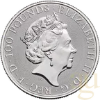 1 Unze Platinmünze Royal Arms 2020