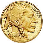 1 Unze Goldmünze American Buffalo 2016