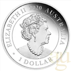 1 Unze Silbermünze Australien Schwan 2020 - polierte Platte