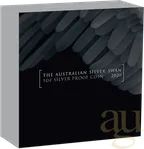 1 Unze Silbermünze Australien Schwan 2020 - polierte Platte
