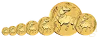 2 Unzen Goldmünze Australien Lunar III Ochse 2021