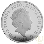 1 Unze Silbermünze Großbritannien James Bond 007 Shaken Not Stirred - 2020 polierte Platte