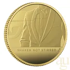 1/4 Unze Goldmünze Großbritannien James Bond 007 Shaken Not Stirred - 2020 polierte Platte