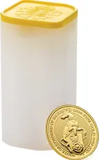 1/4 Unze Goldmünze Queens Beasts White Greyhound 2021