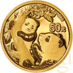 3 Gramm Goldmünze China Panda 2021