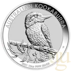 10 Unzen Silbermünze Australien Kookaburra 2021
