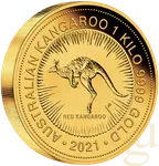 1 Kilogramm Goldmünze Australien Känguru 2021