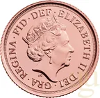 1/2 Pfund Goldmünze Sovereign Elisabeth 2021