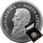 2 Unzen Silbermünze Krügerrand 2021 - polierte Platte