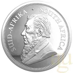 2 Unzen Silbermünze Krügerrand 2021 - polierte Platte