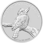1 Unze Silbermünze Australien Kookaburra 2010