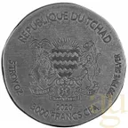 5 Unzen Silbermünze Republic of Tschad Chariot of War 2020