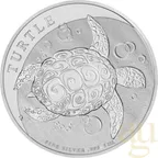 5 Unzen Silbermünze Niue Taku Schildkröte 2020