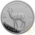 1 Unze Silbermünze Republic of Tschad Mandala Antilope 2021