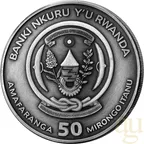 1 Unze Silbermünze Ruanda Nautical Serie - 100 Jahre Sedov 2021 - High Relief