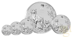 1 Unze Silbermünze Australien Lunar III Tiger 2022