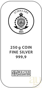 250 Gramm Silber Argor Heraeus Niue Münzbarren