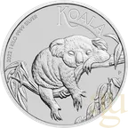 1 Kilogramm Silbermünze Australien Koala 2022