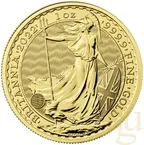 1 Unze Goldmünze Britannia 2022