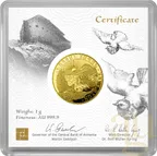 1 Gramm Goldmünze Arche Noah 2022