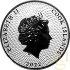 1 Unze Silbermünze Cook Islands Bounty 2022