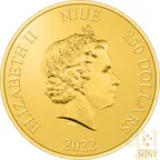 1 Unze Goldmünze Niue Schildkröte 2022