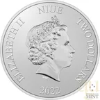 1 Unze Silbermünze Niue Lunar Tiger 2022