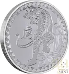 1 Unze Silbermünze Niue Lunar Tiger 2022